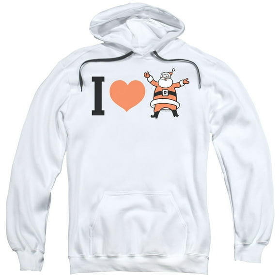 - I Heart Santa - Pull-Over Hoodie - Large