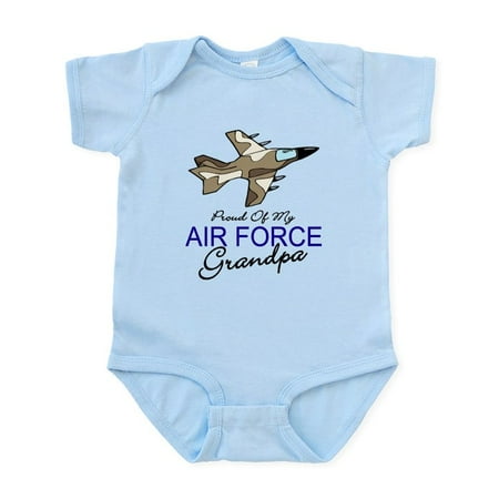 

CafePress - Air Force Grandpa Infant Bodysuit - Baby Light Bodysuit Size Newborn - 24 Months