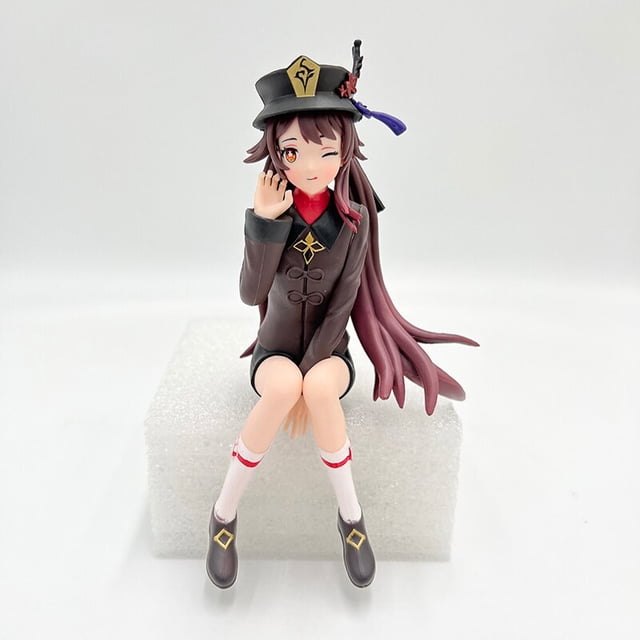 Figura de Anime Genshin Impact de 25cm, modelo de figura DE ACCIÓN DE Zhongli/Klee/Paimon, modelo de muñeca de juguete Gong Bohan LED