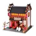 thumbnail image 2 of 1:24 Casa De Muñecas En Miniatura De Madera Con Muebles Y Accesorios De Luces LED Sunnimix Casa de muñecas en miniatura de bricolaje, 2 of 8