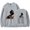 Gray, variant on Arijit Singh Sportswear trendy pattern men's and women's fashionable long sleeved round neck pullover