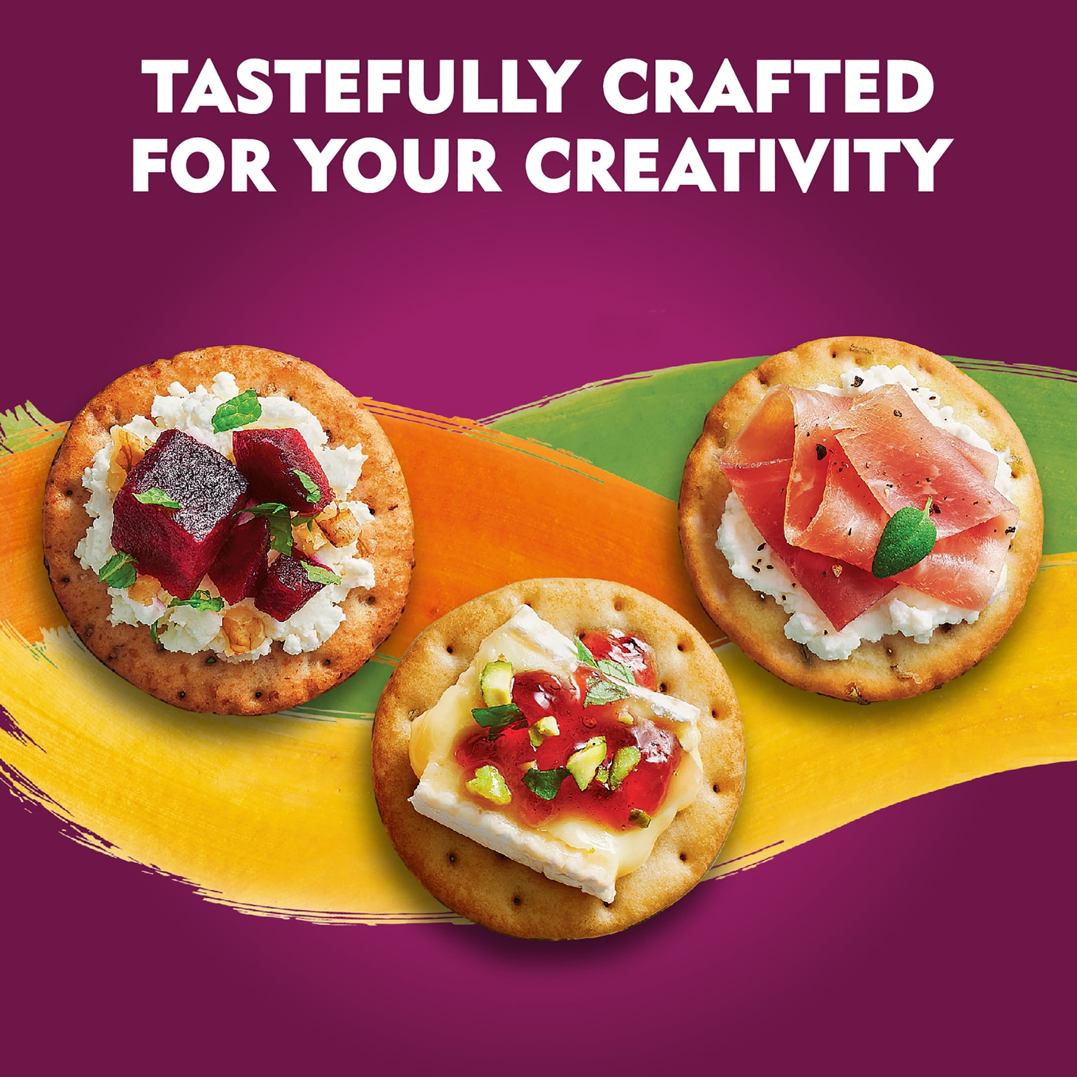 (12 pack) Toasteds Variety Pack Crackers, Party Snacks, 12 oz