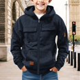 thumbnail image 2 of Mercatoo Full Zip Tactica1 Hoodies for Boys Cargo Long Sleeve Hooded Sweatshirt with Pockets Teen Casual Fall Winter Pullover, 2 of 5