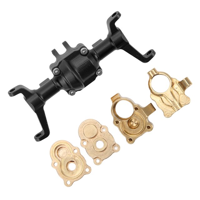 Front Axle Housing Steering Cup, High Accuracy Professional RC Car Metal Front Axle Housing Set Replacement CNC Process Simulation For 1/24 RC Car ANGGREK IA2720