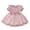 Pink, variant on Baby Girl Ruffle Short Sleeve Lace Tutu Princess Dress Toddler Kids Party Birthday Dresses