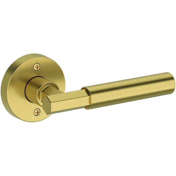 Baldwin PSRIDCRR044 Riddling Passage Door Lever Set - Brass