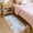 Blush Pink Sky Blue, variant on Modern Abstract Runner Rug , Machine Washable Blush Pink Sky for Girls Bedroom Ofiice Runner Non-Slip, Soft Hallway Rug Runner Thin Print Faux Wool Carpet for Entryway, Kitchen
