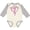 Natural and Heather, variant on Inktastic Breast Cancer Awareness with Pink Ribbon Heart Boys or Girls Long Sleeve Baby Bodysuit