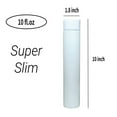 thumbnail image 2 of Slimmest Water Bottle, 304 Stainless Steel, 10oz Ultra, Slim Design, White, 2 of 6