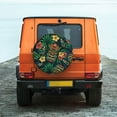 thumbnail image 6 of Zufioo Tropical Tribe Mask Print Car Tire Dust Cover, Adjustable Tire Protector Cover Anti-UV, Car Accessories for Trucks, SUVs, Vans-17 inch, 6 of 6