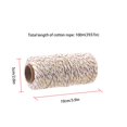 thumbnail image 4 of 2mm Sewing Thread Sock Clothes Scarf Knitting Weaving Cotton Line Spool 100 Meter Sewing Accessory, 4 of 9