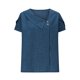 thumbnail image 4 of Sudaderas con capucha para mujer,Camisa de lino de talla grande, blusa con mangas de pétalo, mezcla de poliéster y elastano, cuello redondo, top informal para estar en casa, sopatenor, 4 of 7