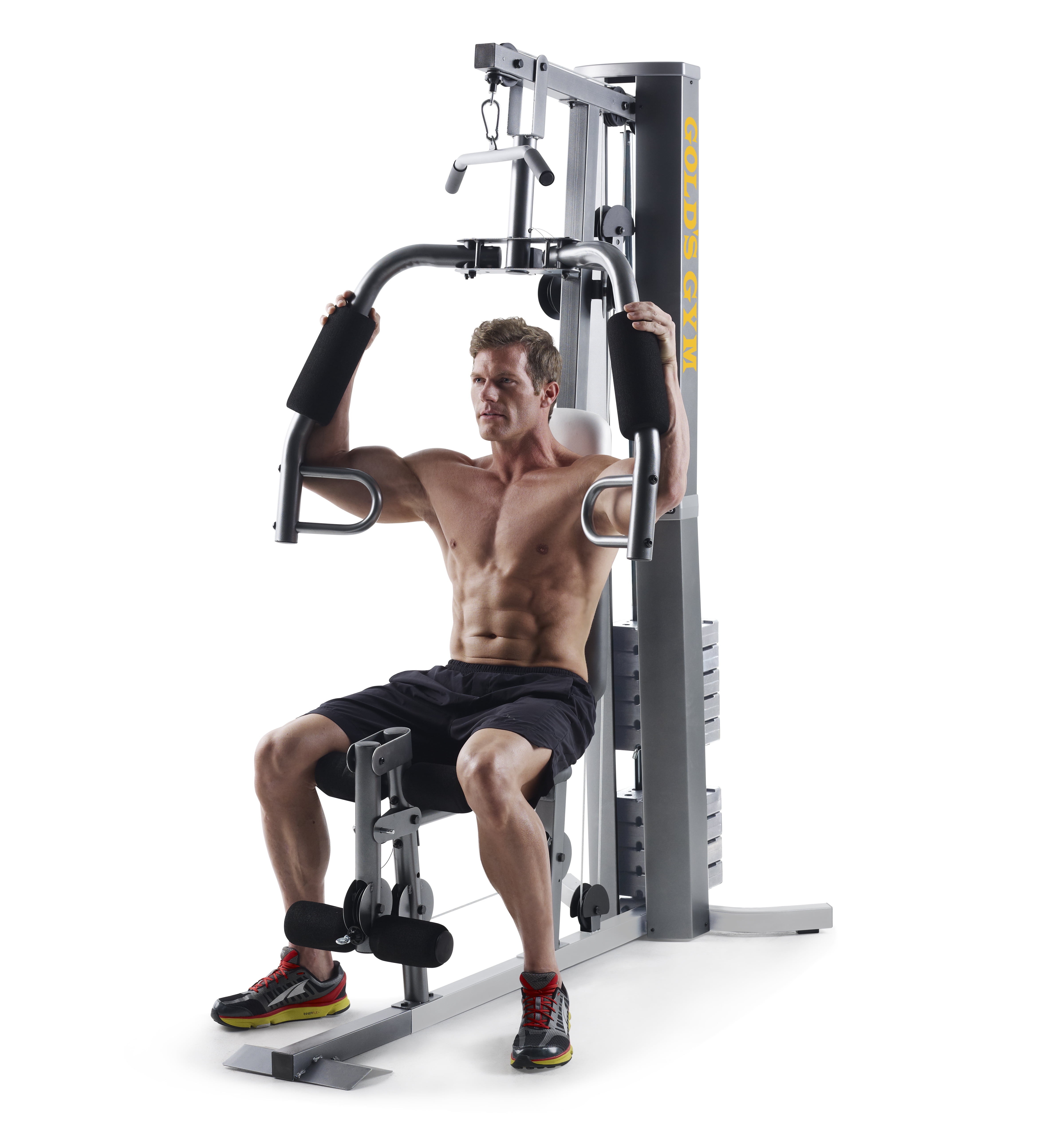 Gold's Gym XRS 50 Home Gym with High and Low Pulley System by Icon Health and Fitness