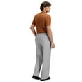 thumbnail image 2 of FEDTOSING Mens Linen Casual Dress Pants Old Money Pleated Baggy Slacks Wide Leg Relaxed Fit Trousers, 2 of 7
