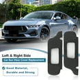 thumbnail image 3 of Unique Bargains Sun Visor Cover for Ford for Mustang 1994-2004, Vinyl Leather Trim, Car Sunvisor Protector Covering, Left and Right Side, Anti-Scratch, Black, 2 Pcs, 3 of 7