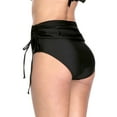 thumbnail image 5 of BeautyIn Women's Drawstring Swim Skirt Swimsuit High WaistBikini Bottom, 5 of 7