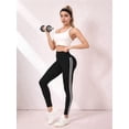 thumbnail image 6 of Women'S Yoga Lounge Leggings with Double Stripe Design, Comfort Fit, Non-See Through, 6 of 7