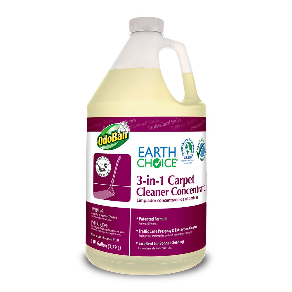 Earth Choice 9602B62G4 3in1 Carpet Cleaner, 1 Gallon Bottle