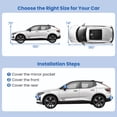 thumbnail image 3 of Costway 190" Car Cover for Automobiles Outdoor Full Cover with Cotton Lining Waterproof, 3 of 10