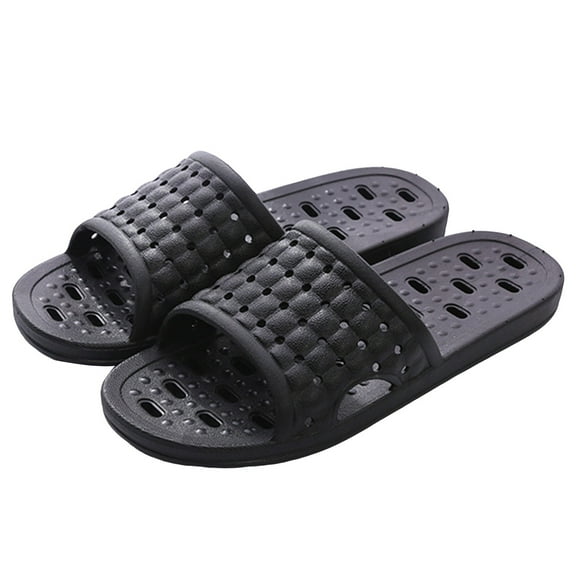 Quick Drying Shower Slippers for Women Men Non Slip Bathroom Slides House Shoes Beach Pool Spa Slip-On