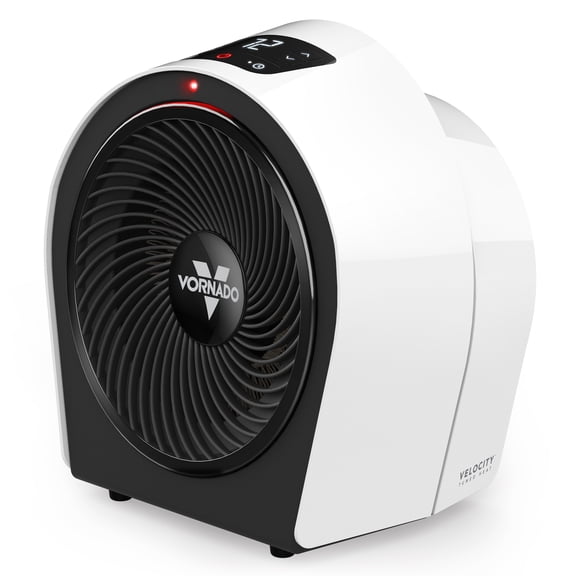 Vornado Velocity 3R (2025) Whole Room Space Heater with Timer, Adjustable Thermostat, Ice White