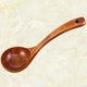 thumbnail image 3 of EeaseMX Cuchara sopera de madera estilo chino con mango largo, para arroz, azúcar, sal, condimentos, utensilios de cocina (marrón claro), 3 of 7