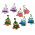 thumbnail image 3 of Christmas Sparkling Tree Drop Dangle Colorful Acrylic Earrings Glitter Stars Xmas Party Accessory Holiday Festival Statement Cute Sweet Jewelry Gifts for Women, 3 of 3
