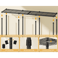 E14C Heavy Duty Closet Organizer System, 70.1" W x 16.6" D x 76.4" H ...