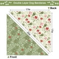 thumbnail image 5 of Christmas Dog Bandanas 2 Pack, Xmas Scarf for Boy and Girl, Premium Durable Fabric, Holiday Bandana for Small Medium Large Dogs, 5 of 6