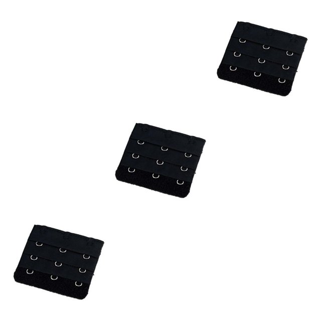Sonducket Correa de extensión Extensores de sujetador Hebilla 3 Gancho Práctico Elástico Íntimos Punto Reemplazo Gadgets 3 Filas Ropa Type1 NO1