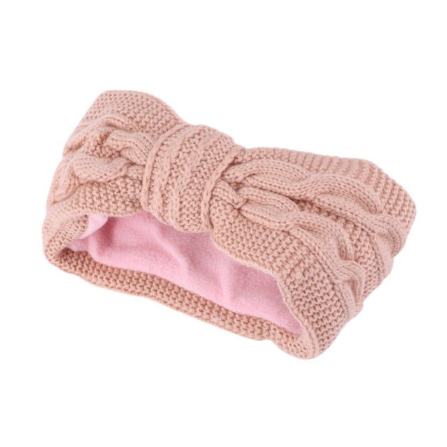 Unique Bargains 1 Pce Bandeau Confortable Tricoté Rose
