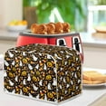 thumbnail image 4 of ZUXONGSY Ghost Pumpkin Toster Cover 2 Slice Soft Appliance Cover and Dust Cover Wide Slot with Top Hook Quilted Toaster Appliance Dust-Proof Cover Halloween Decor, 4 of 7