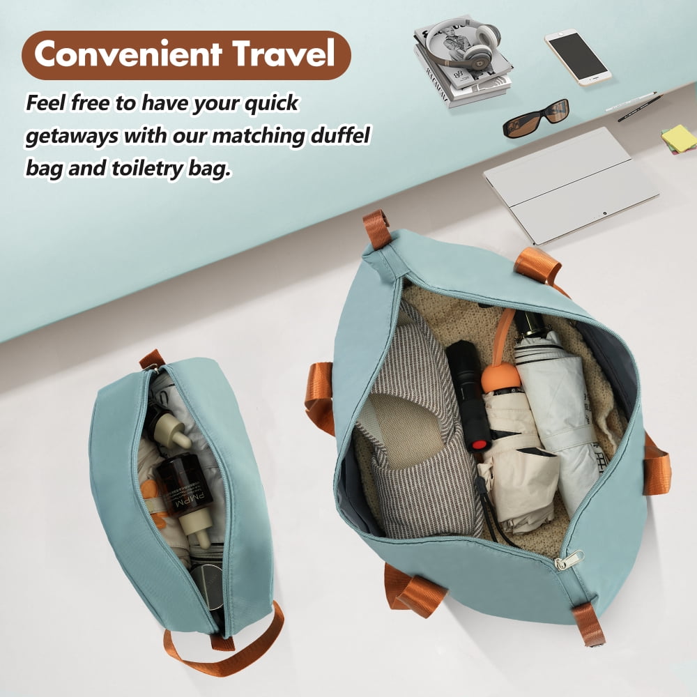 HomePerch 24" Hardshell Luggage Set with TSA Lock, Lightweight Suitcase with Double Spinner Wheels, Vintage Hard Shell Carry-On Cabin Luggage (17.7"×11.2"×26.4"), Airline Approved