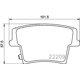 thumbnail image 1 of Balatas Cerámicas Charger 2007 A 2008 Dodge V6 2.7L Tras BREMBO ., 1 of 4