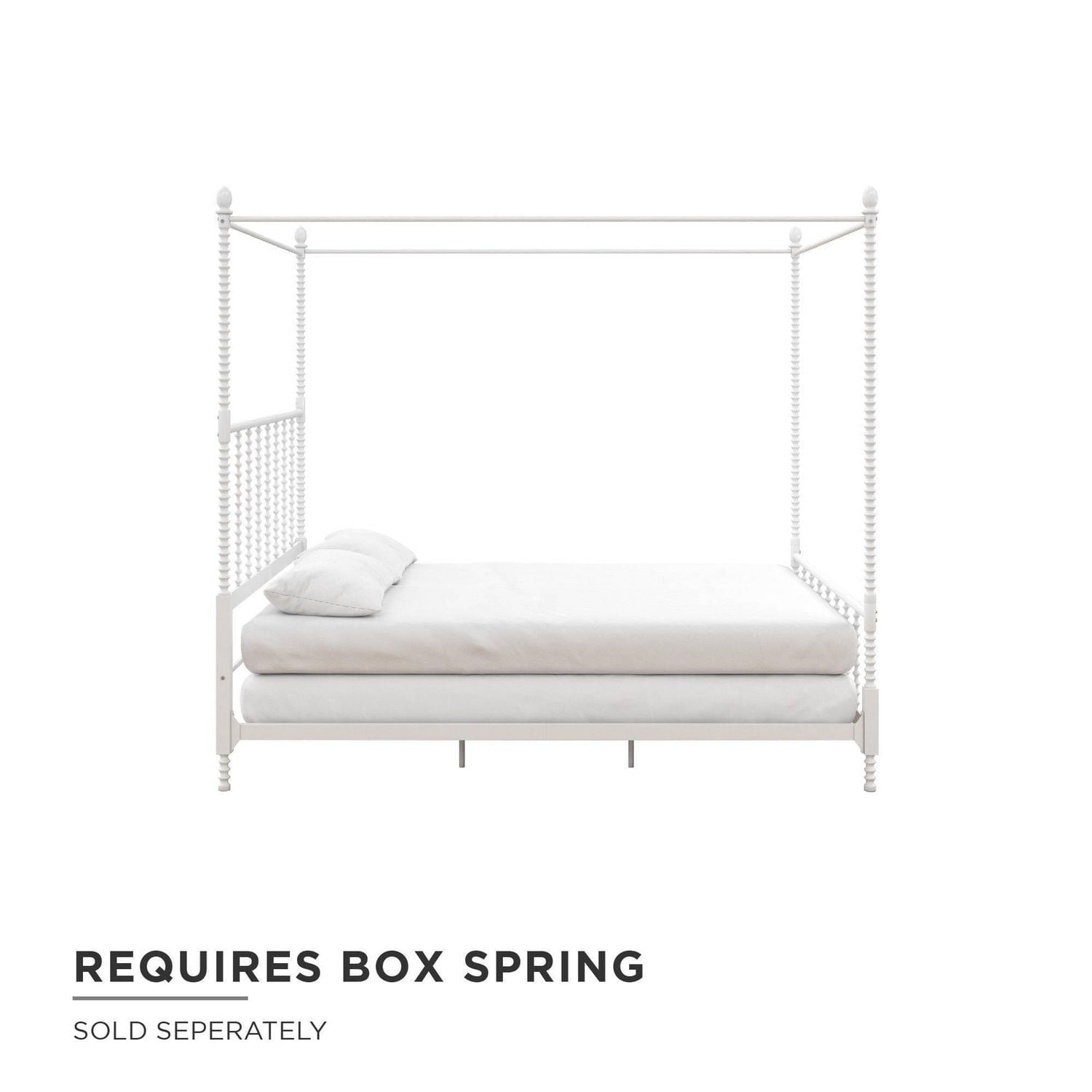 Jenny Lind Metal Canopy Bed