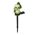 thumbnail image 1 of Skull Solar Lamp IP65 Waterproof Automatic Charging Easy Installation Scary Halloween Solar Lawn Light Party Decoration Style A One Size, 1 of 13