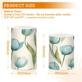 thumbnail image 3 of Electronic Candle Light Combination 3x5In, 3x4In Flameless Candle Plastic Festive Decoration Party Christmas Decoration Cartoon Blue Tulip, 3 of 7