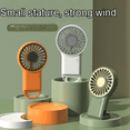 thumbnail image 2 of New Mini Handheld Small Fan Portable Portable Silent Office Desk Student On Dormitory USB Charging Outdoor Hand Holding Fan FGS, 2 of 7