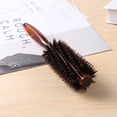 thumbnail image 6 of Yucurem 3 Sizes Anti Static Wood Bristle Hair Round Brush Hairdresser Styling, 6 of 10