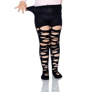 Leg Avenue Tattered Tights Adult Halloween Accessory