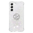 thumbnail image 3 of CCSmaller Glitter Clear Sparkly Bling Case for Samsung Galaxy S23 Plus (Not S23), Flowing Liquid Quicksand Cover with Diamond Ring Holder Case for Samsung Galaxy S23+ Plus LSZ Colorful, 3 of 8
