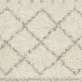 thumbnail image 5 of SAFAVIEH Arizona Teagan Geometric Striped Shag Area Rug, Ivory/Beige, 5'1" x 7'6", 5 of 6