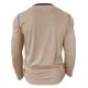 thumbnail image 5 of Blusas y camisas de manga larga y cuello redondo para hombre, casuales, a la moda, de color liso, transpirables, de manga larga y cuello redondo, de poliéster., 5 of 6