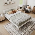 thumbnail image 4 of AFI Lit Plateforme Bas en Bois Massif Moderne Grand Blanc, 4 of 14