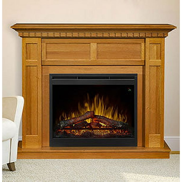 Dimplex Wilson 50 inch Traditional Electric Fireplace Mantel Package - Rift  Oak, GDS26L5-1803RO - Walmart.com