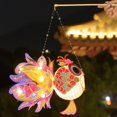 thumbnail image 4 of sunsanly Chinese Lucky Fish Lantern Handmade Paper Lantern with LED Light DIY Craft for Festival Celebrations Kindergarten Activities, 4 of 8