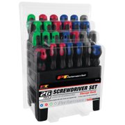Performance Tool W1738 26pc Screwdriver Set w/Rack