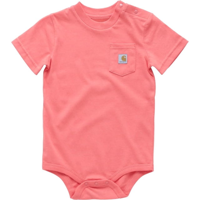Body para Bebé Carhartt con Manga Corta y Bolsillo 12 Meses Rosa Dubarry
