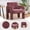 Wine Red, variant on MOONMISS Chenille Upholstered Tufted Comfortable Wood Frame Single Armchair-Wine Red