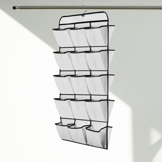 Organizador de zapatos colgante perfecl 30 rejillas blanco